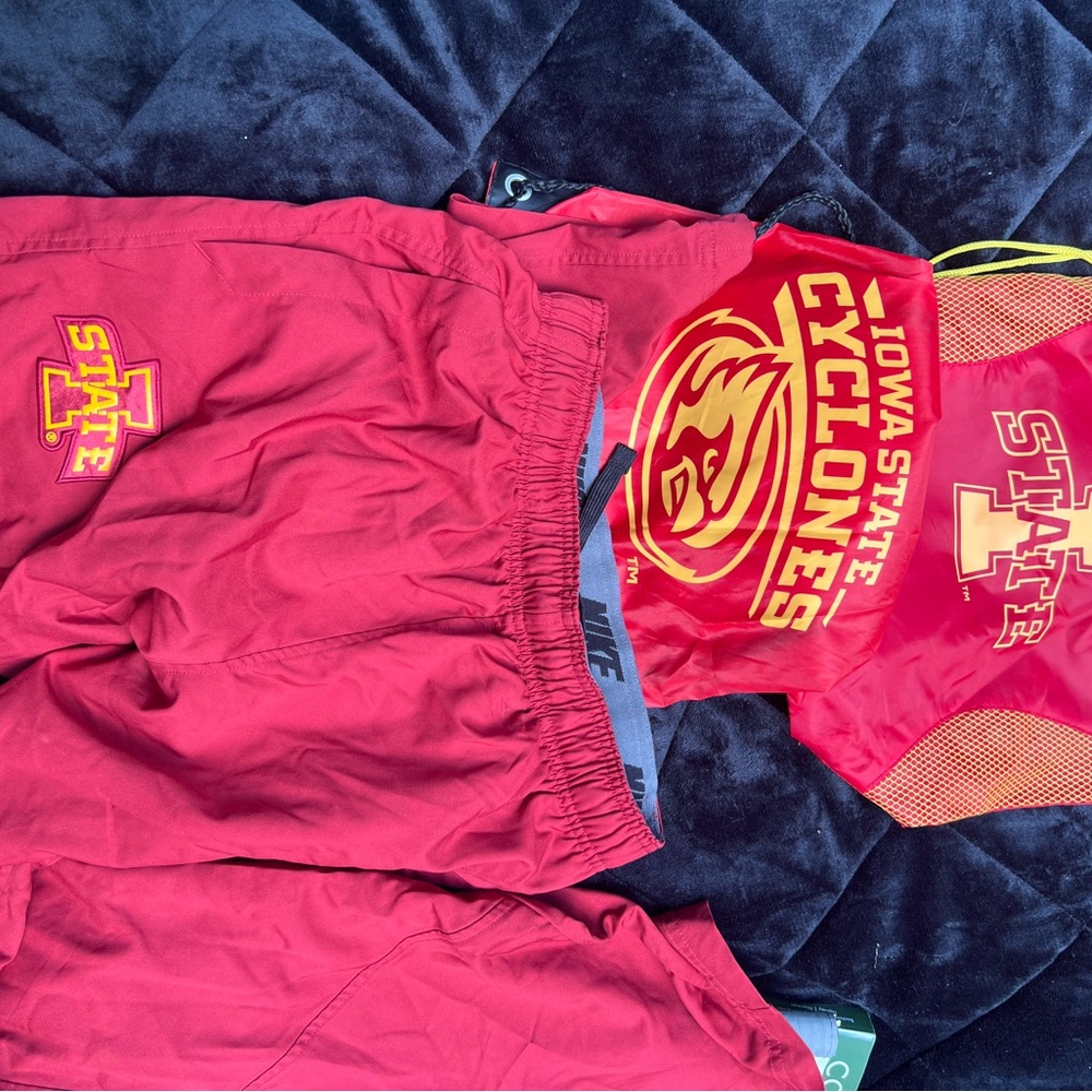 Nike Red Track Pants